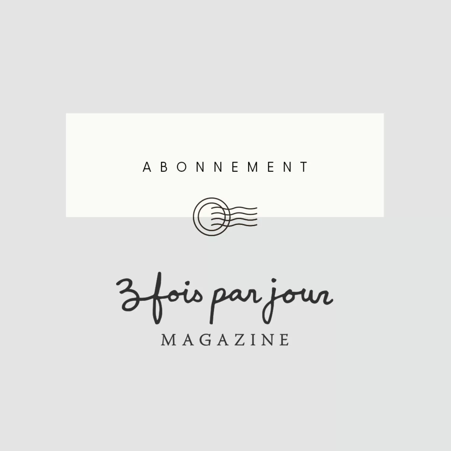 Trois fois par jour Abonnement Annuel Au Magazine (Numeros 33 A 35) Cheap