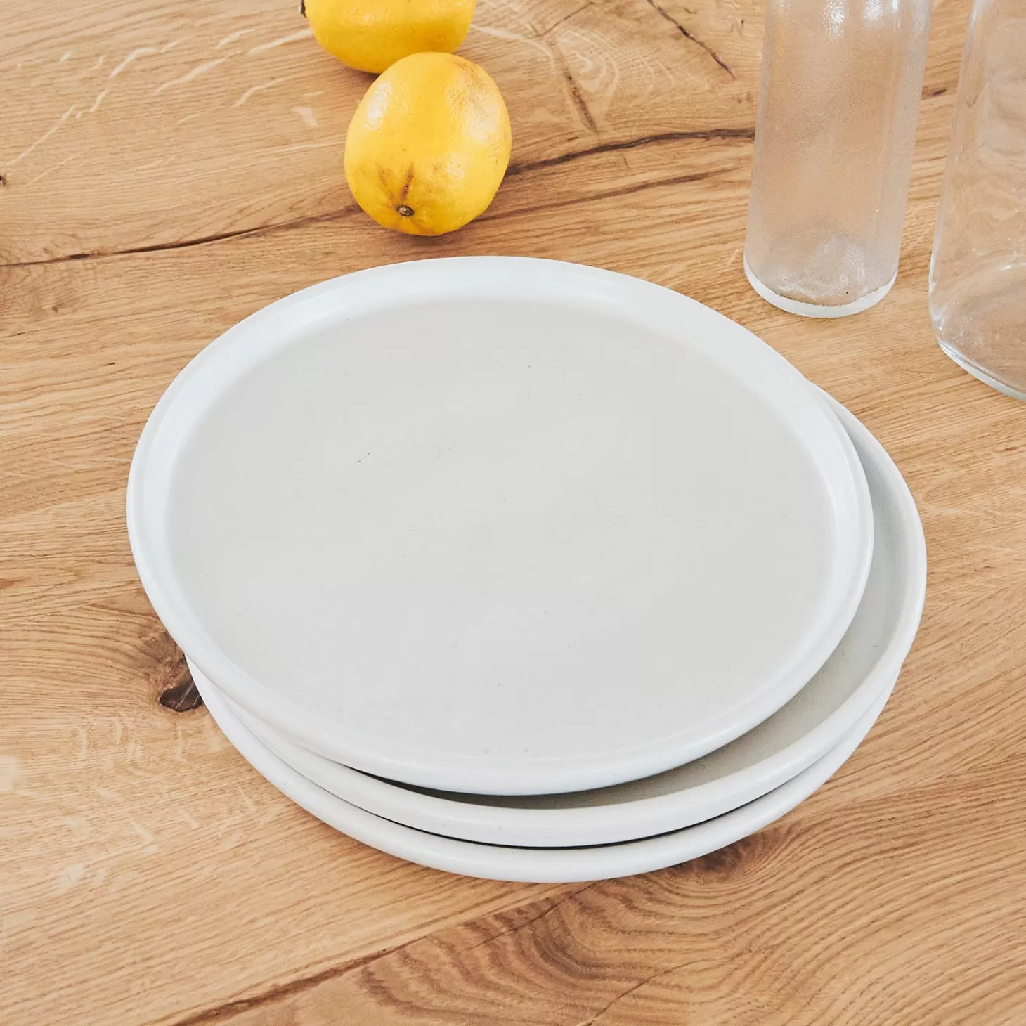 Trois fois par jour Assiette En Céramique - 9 Pouces Hot