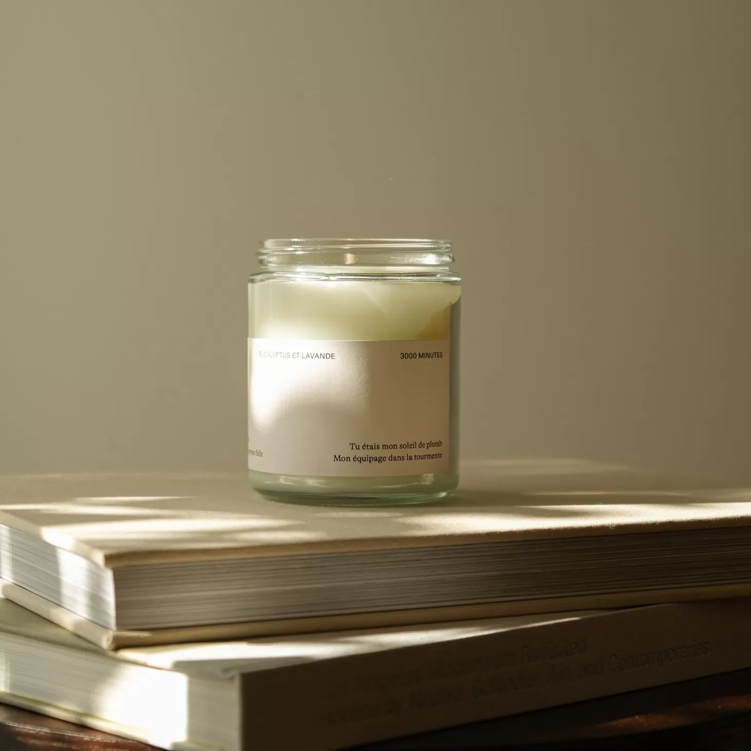 Trois fois par jour Bougie De Soya - Eucalyptus & Lavande - Traits D'Union Sale