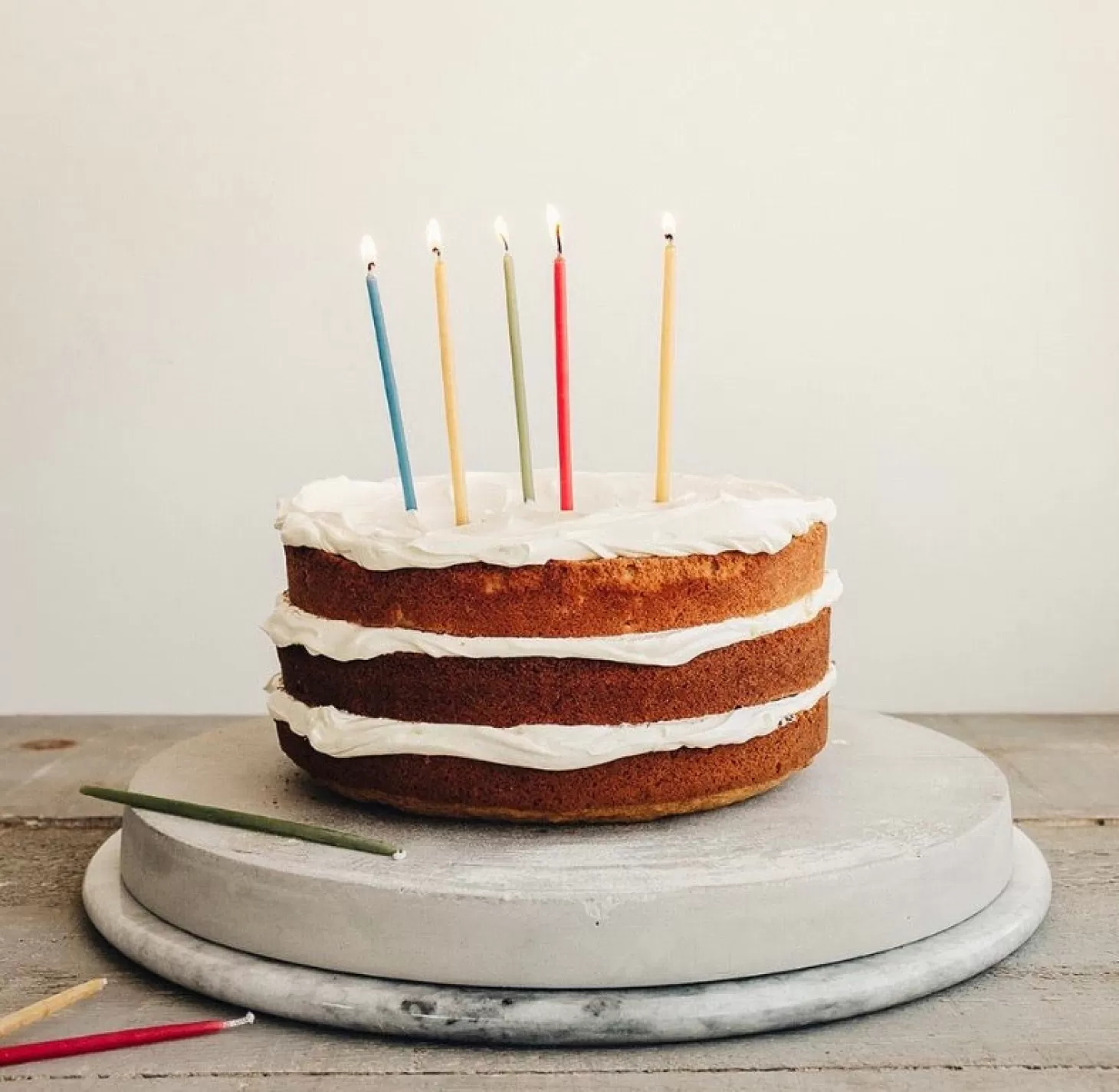 Trois fois par jour Bougies D'Anniversaire En Cire D'Abeille (Colorees) Flash Sale