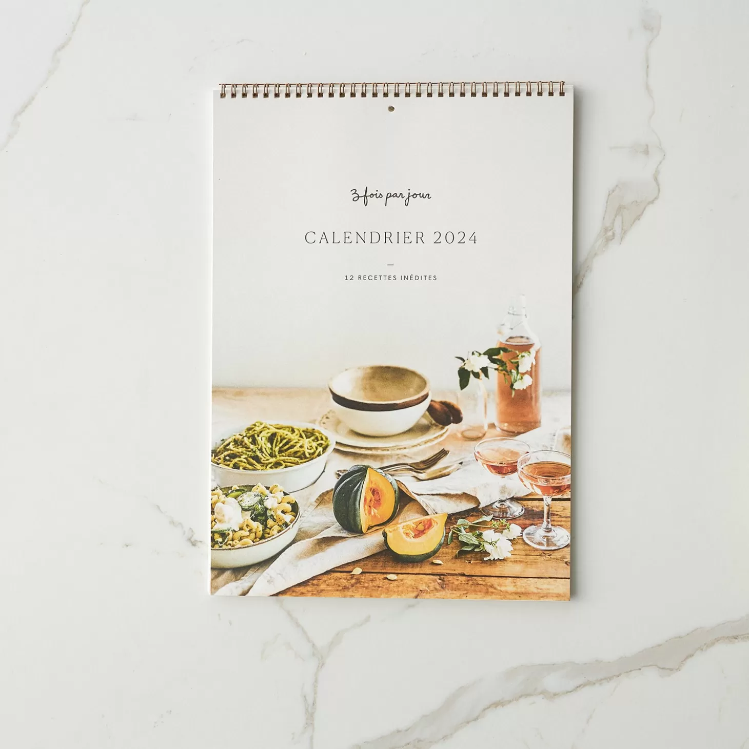 Trois fois par jour Calendrier 2024 (12 Recettes Exclusives) Best