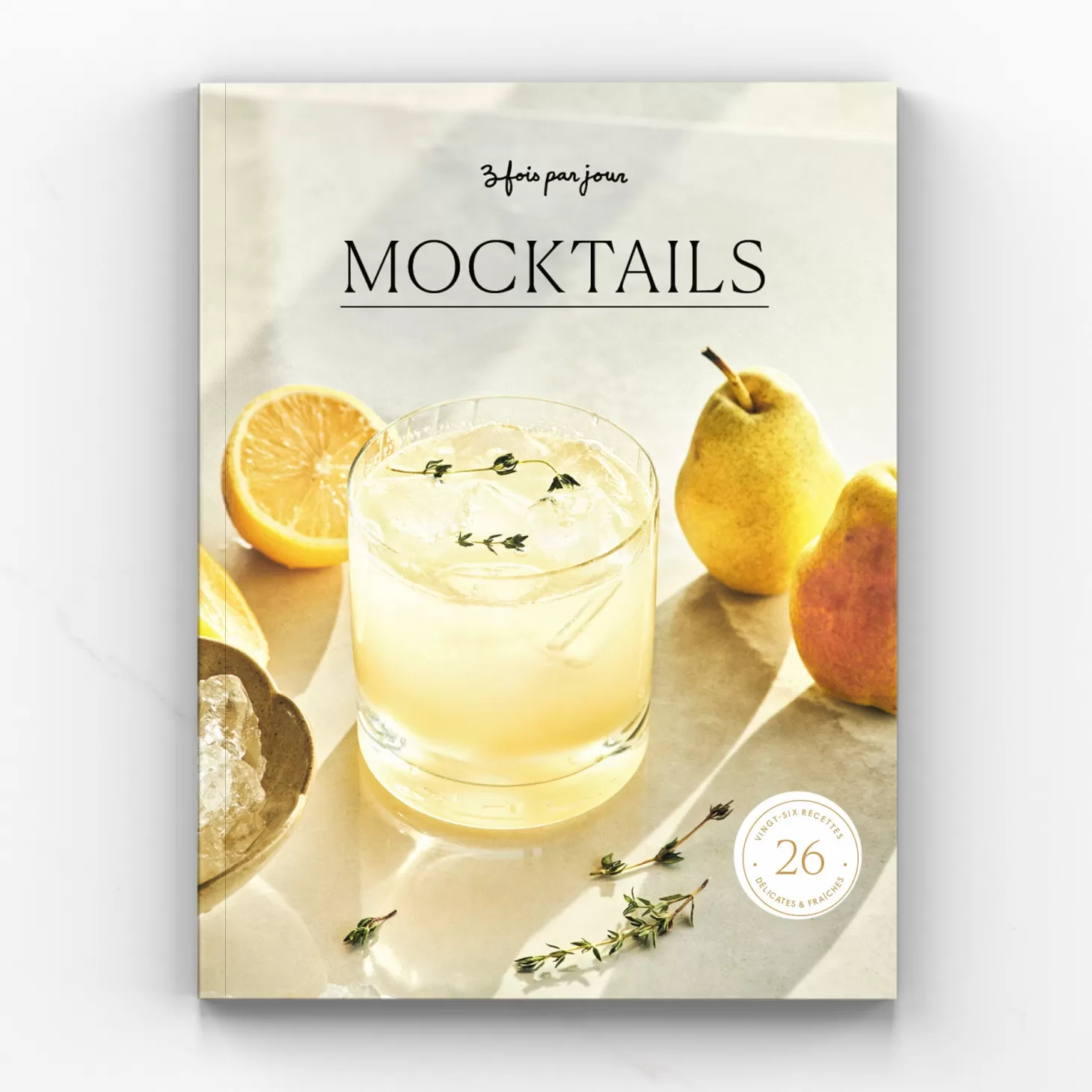 Trois fois par jour Carnet De Recettes - Mocktails Store