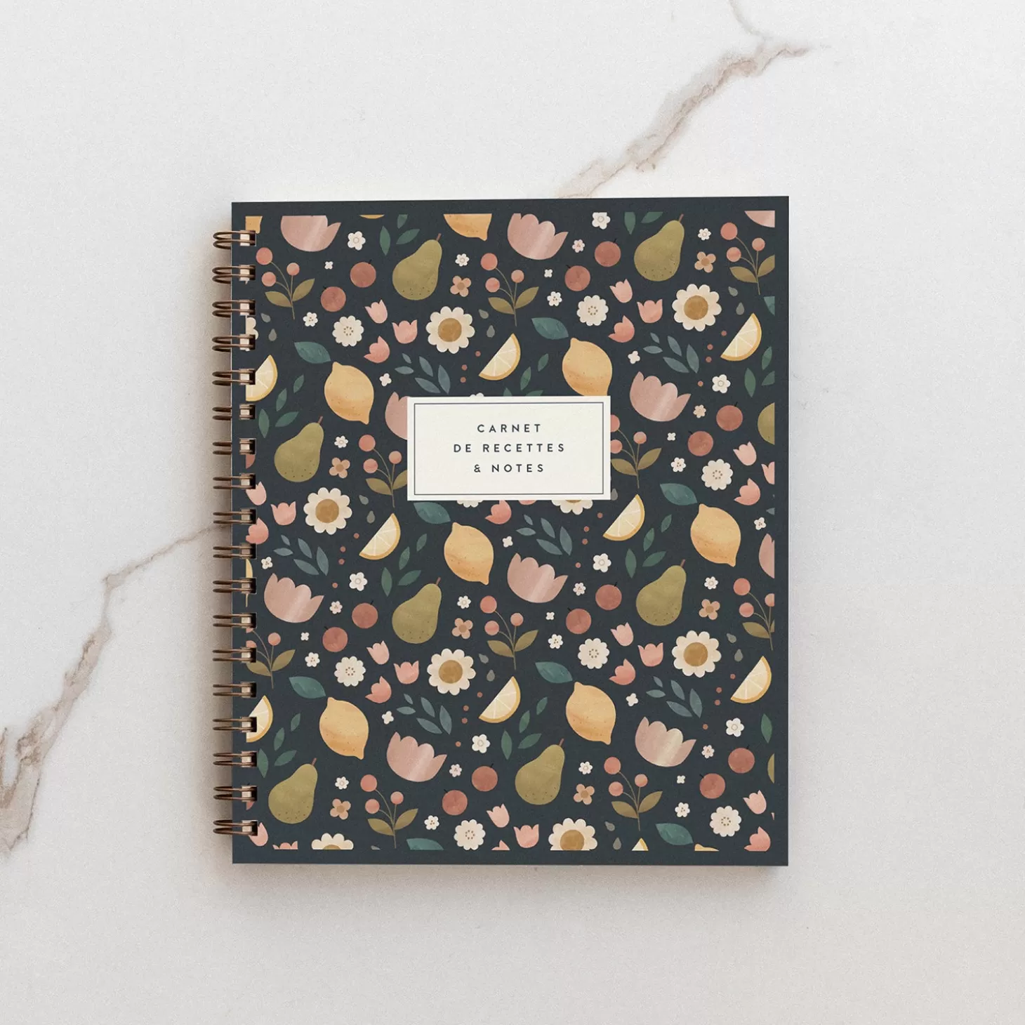 Trois fois par jour Carnet De Recettes & Notes - Marine Best Sale