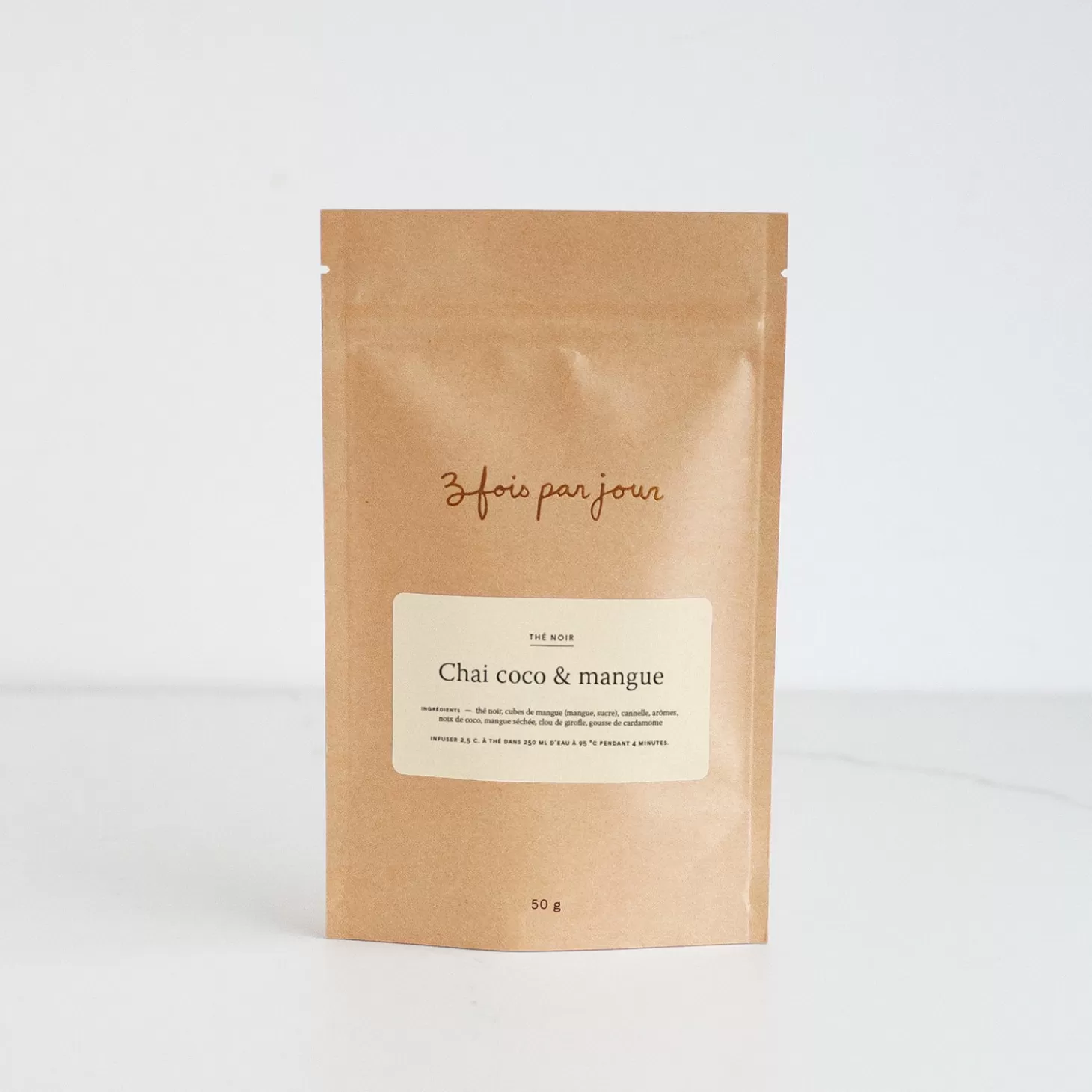 Trois fois par jour Chai Coco & Mangue Clearance