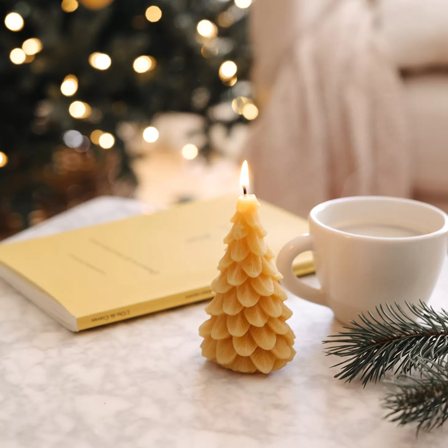 Trois fois par jour Chandelle En Sapin Online