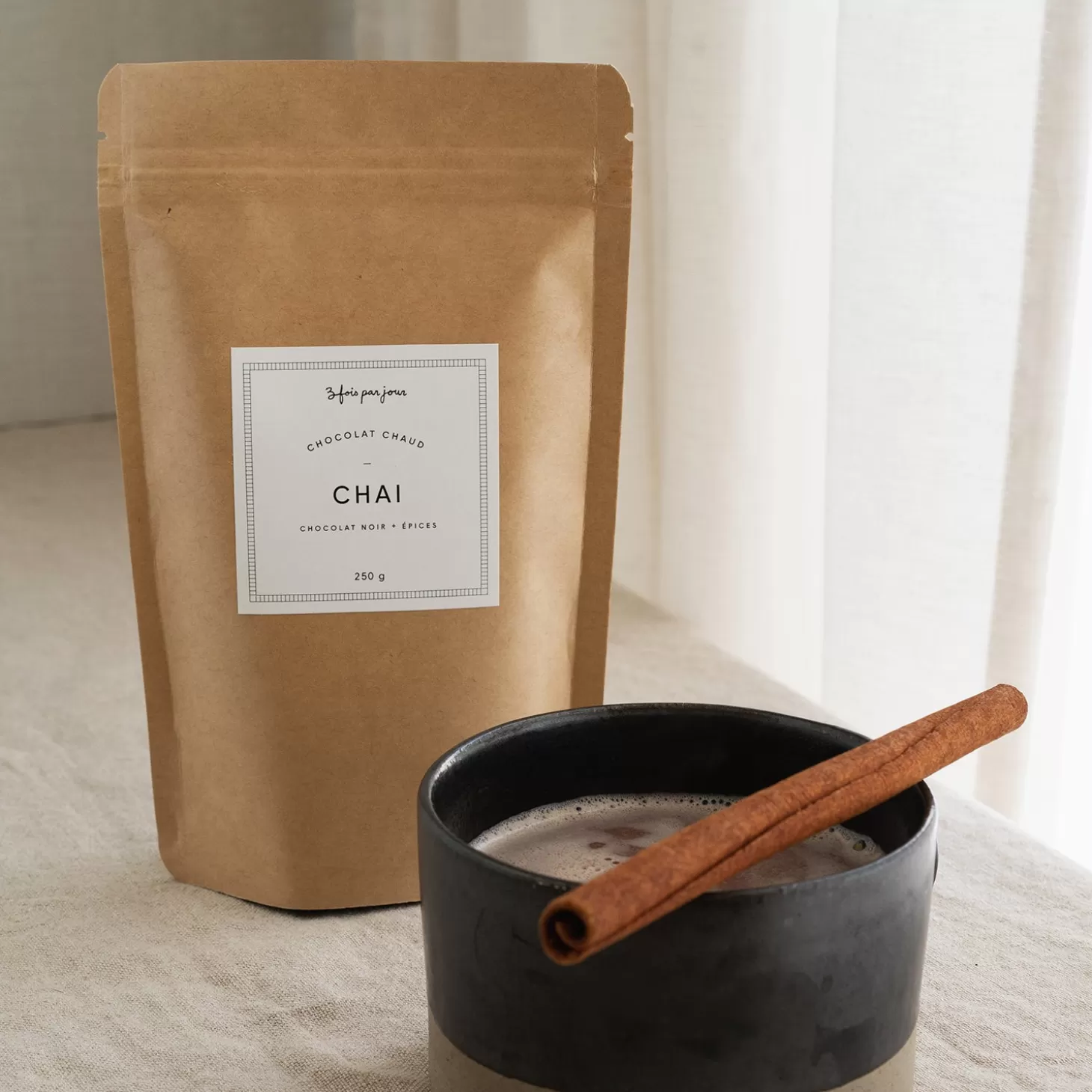 Trois fois par jour Chocolat Chaud Chai Outlet