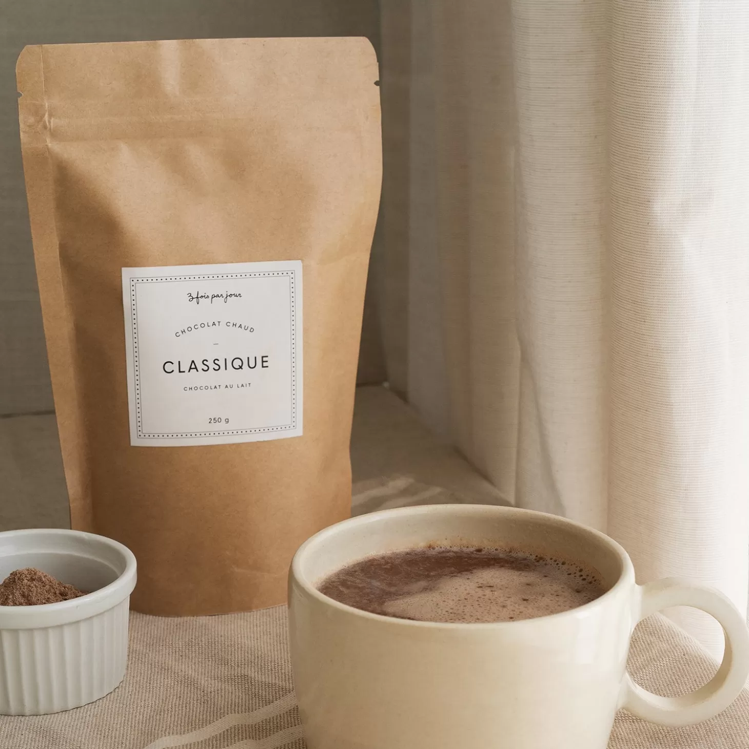 Trois fois par jour Chocolat Chaud Classique Store