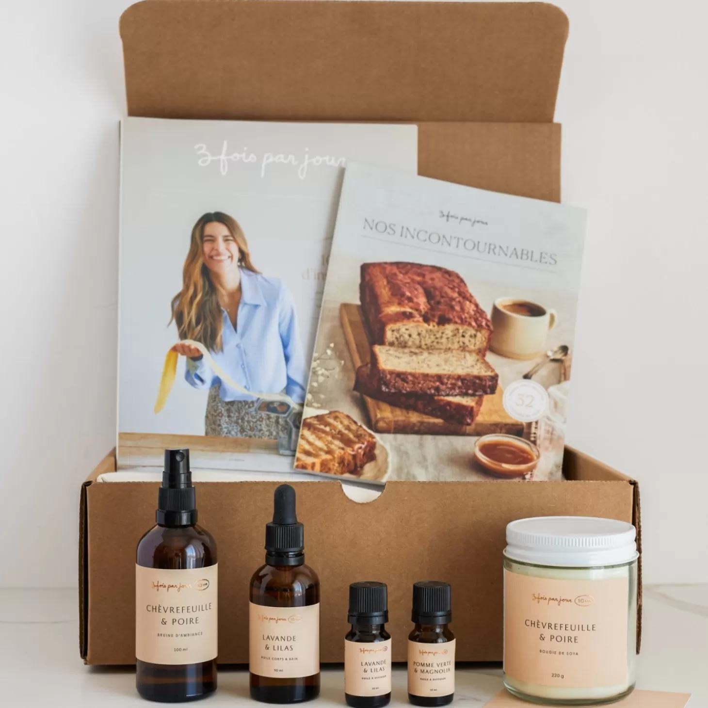 Trois fois par jour Coffret | Ensemble Decouverte Shop