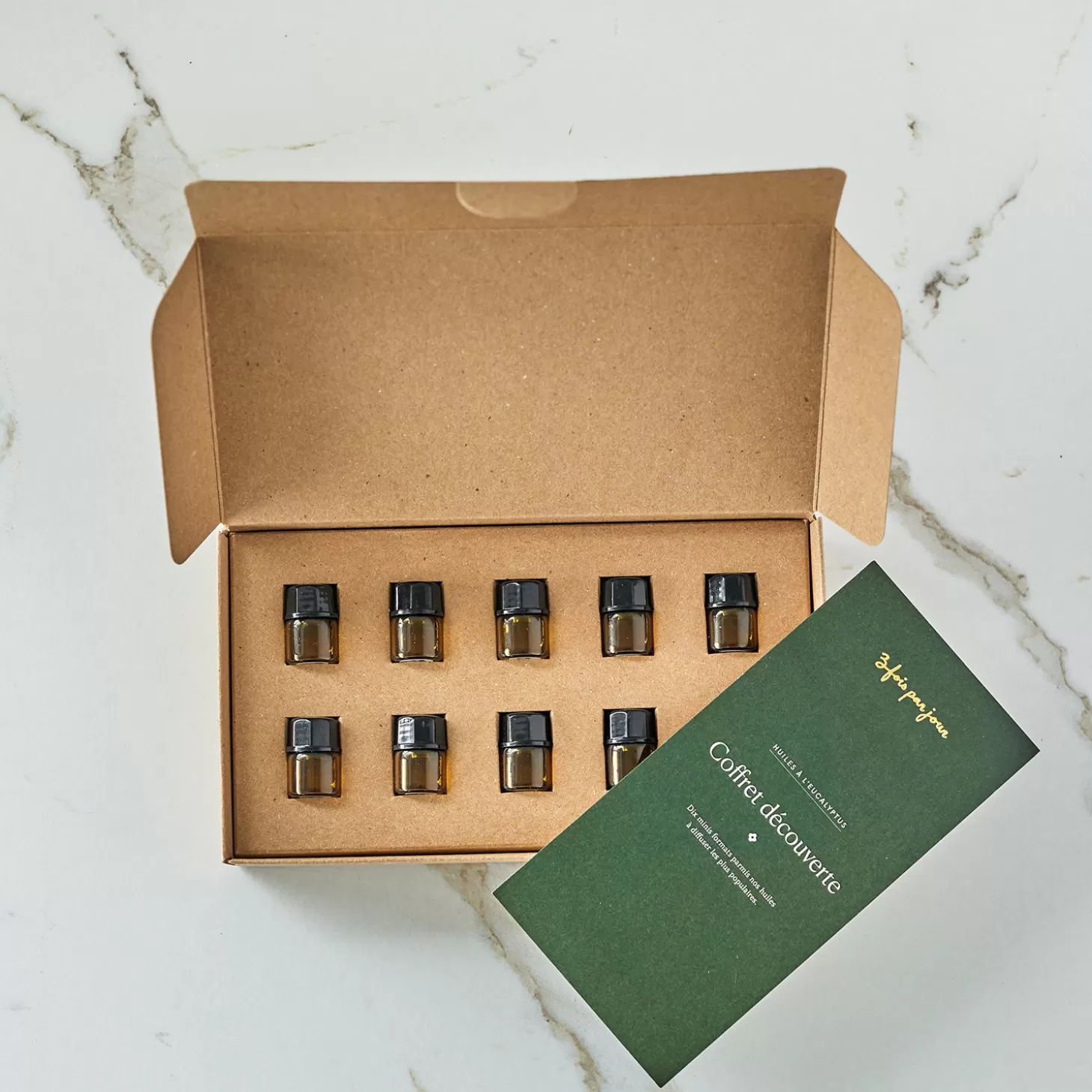 Trois fois par jour Coffret Decouverte | 10 Huiles À Diffuser - Eucalyptus Flash Sale
