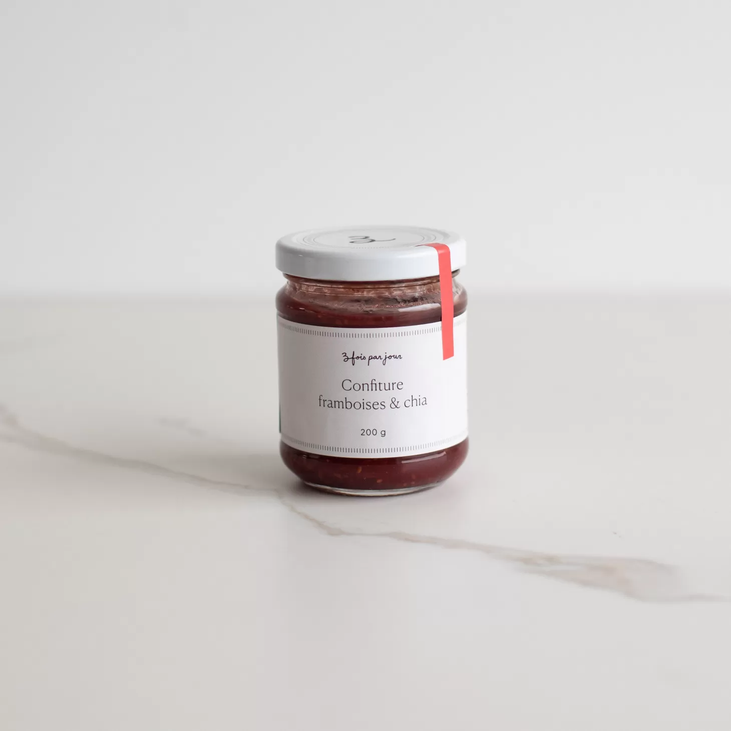Trois fois par jour Confiture Framboises & Chia Shop