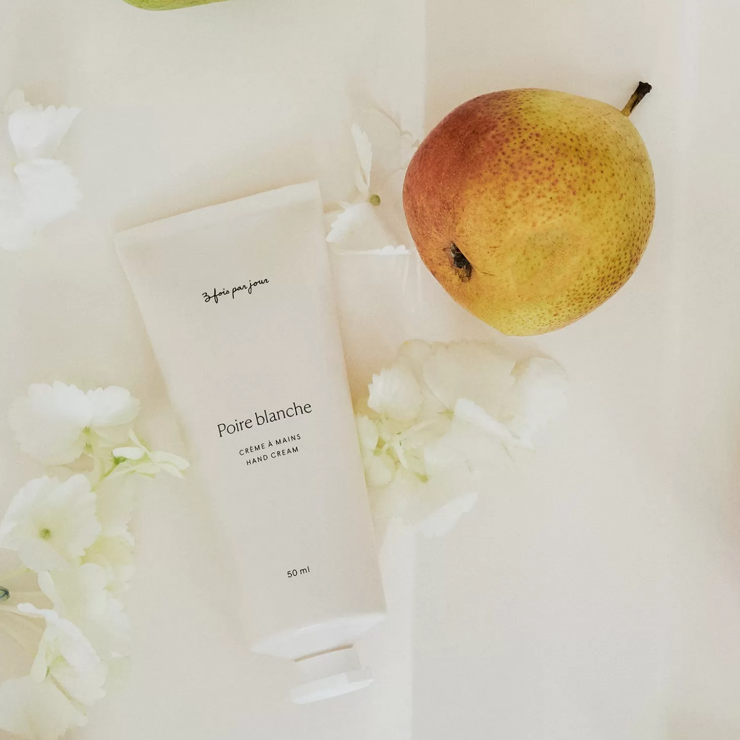 Trois fois par jour Creme A Mains Poire Blanche Best Sale