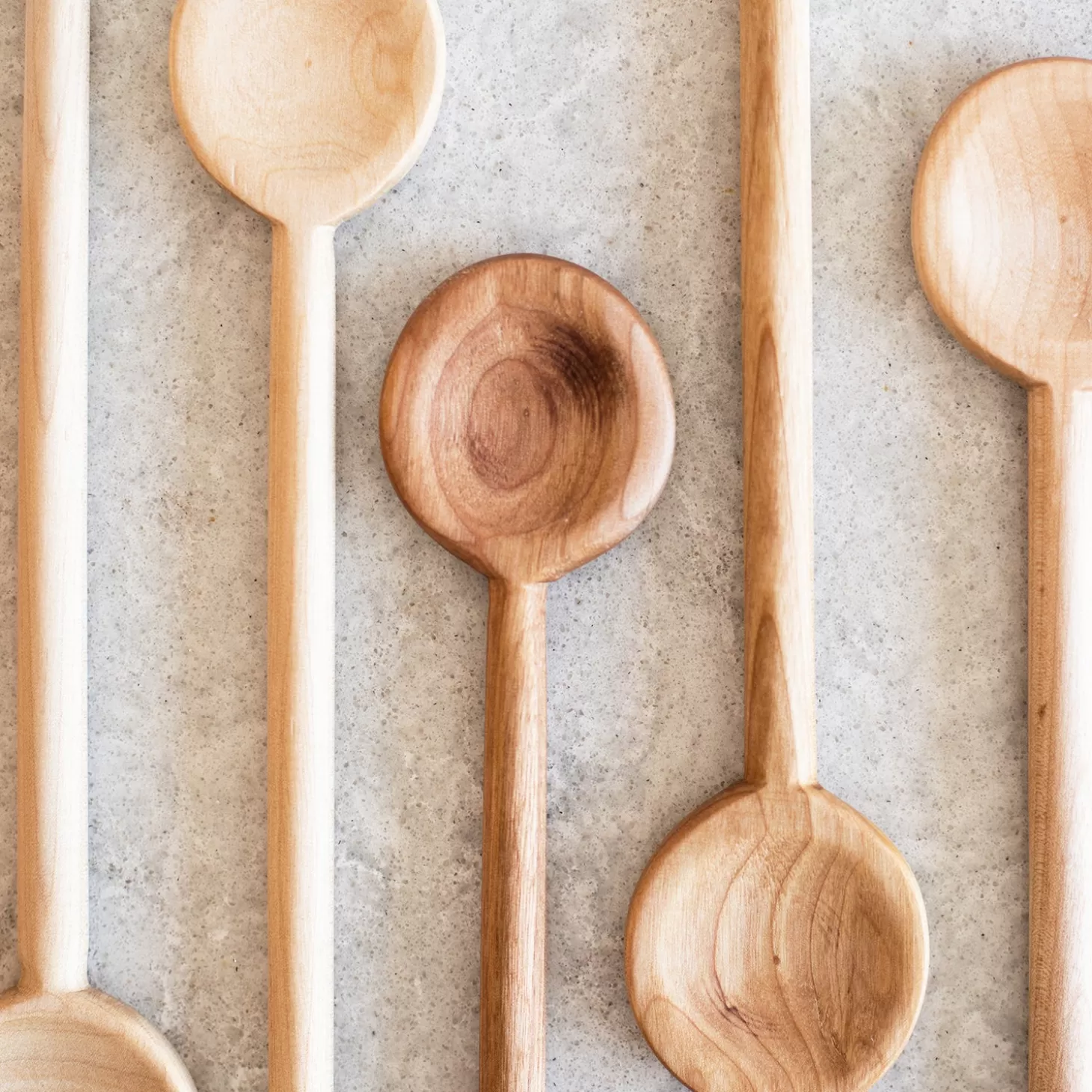 Trois fois par jour Cuillere Ronde En Bois Shop