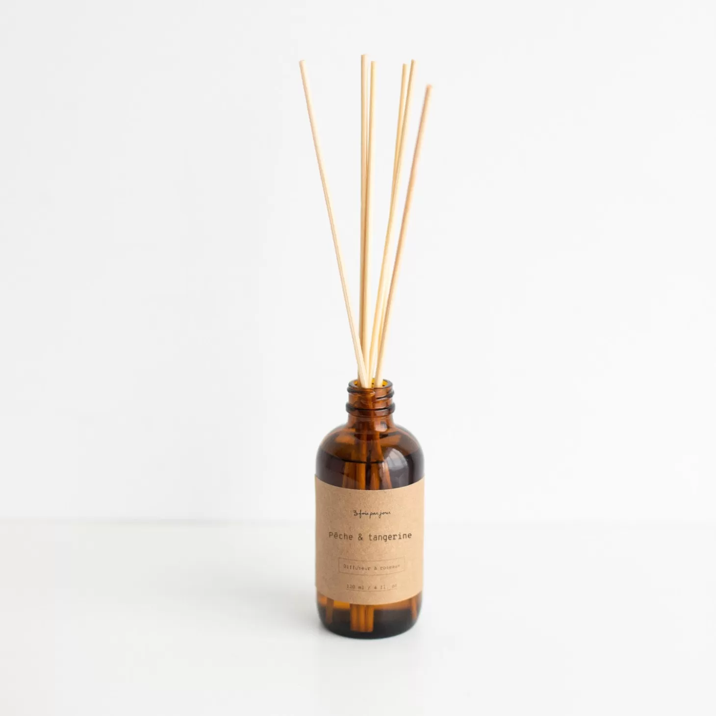 Trois fois par jour Diffuseur À Roseaux - Peche & Tangerine Discount