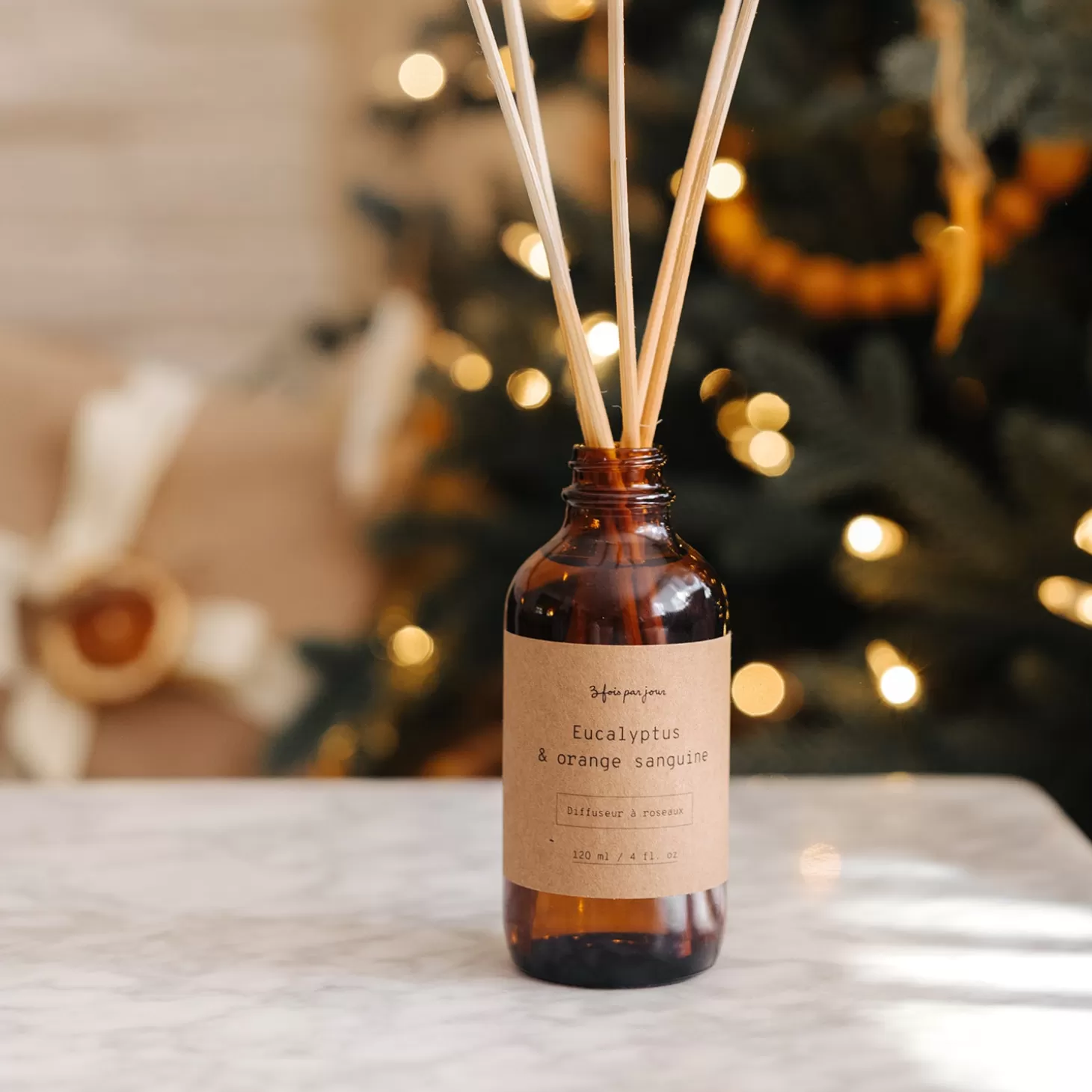 Trois fois par jour Diffuseur À Roseaux Eucalyptus & Orange Sanguine Shop