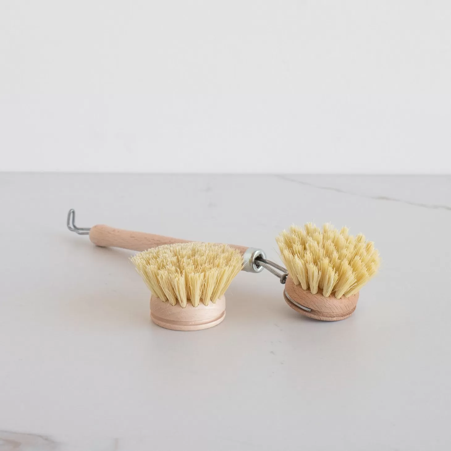Trois fois par jour Duo De Brosse A Vaisselle Et Tete De Recharge (Naturelle) Clearance