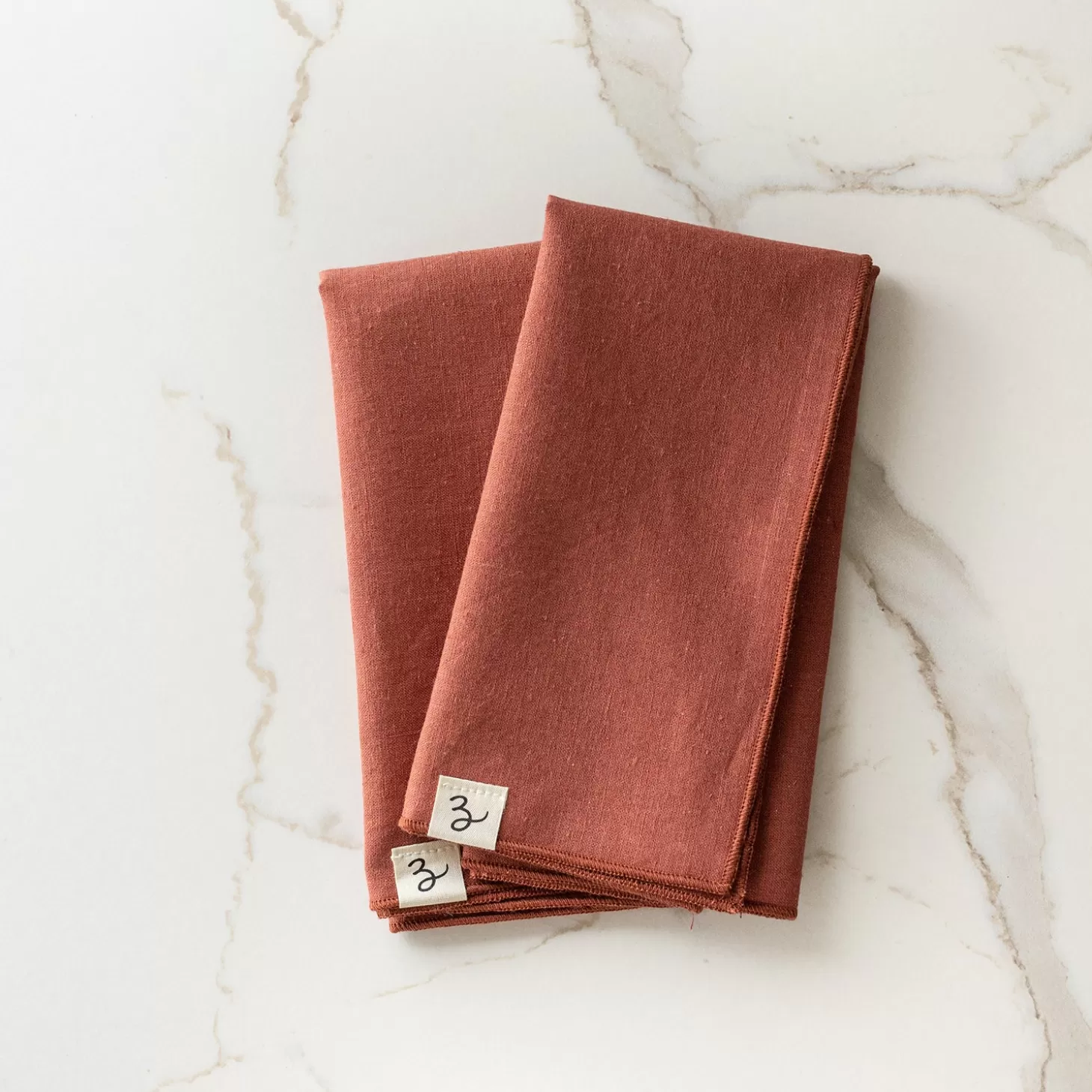 Trois fois par jour Duo De Serviettes De Table Online