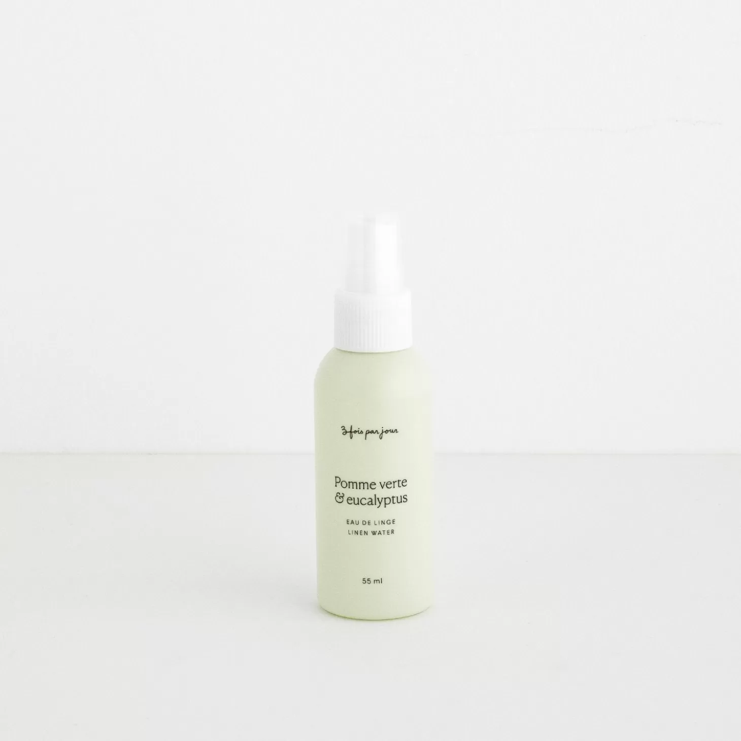 Trois fois par jour Eau De Linge — Pomme Verte & Eucalyptus — 55 Ml Clearance