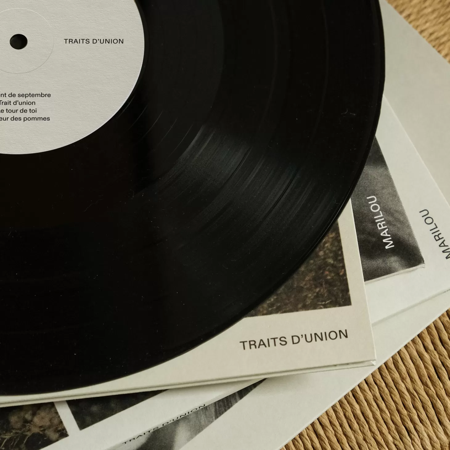Trois fois par jour Ensemble De 4 Vinyles - Traits D'Union Cheap