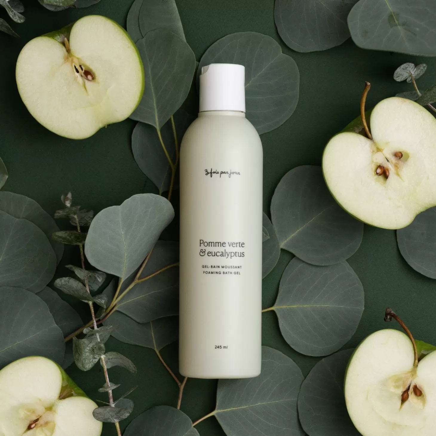 Trois fois par jour Gel-Bain Moussant — Pomme Verte & Eucalyptus Online