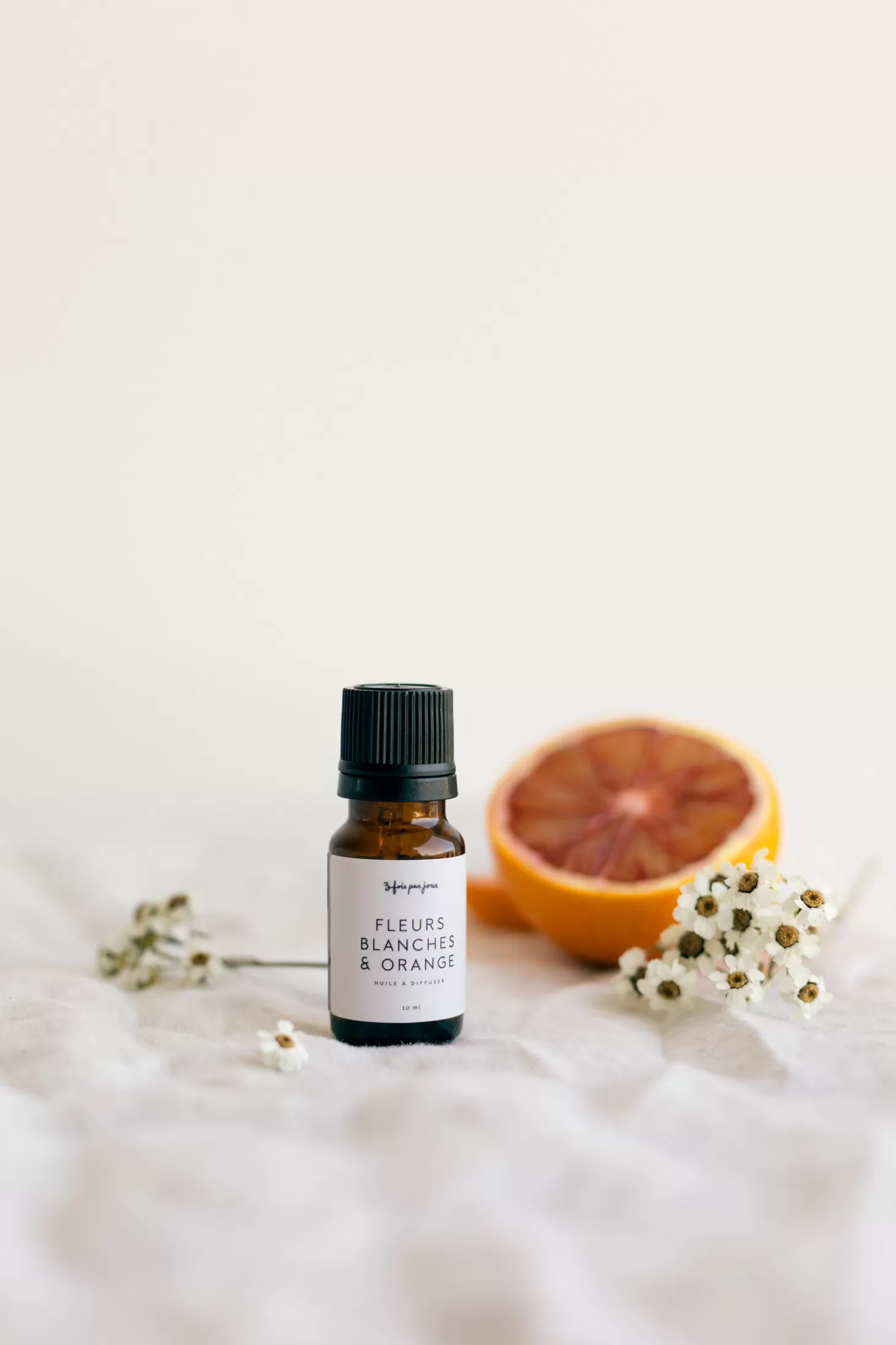 Trois fois par jour Huile À Diffuser - Fleurs Blanches & Orange Sale