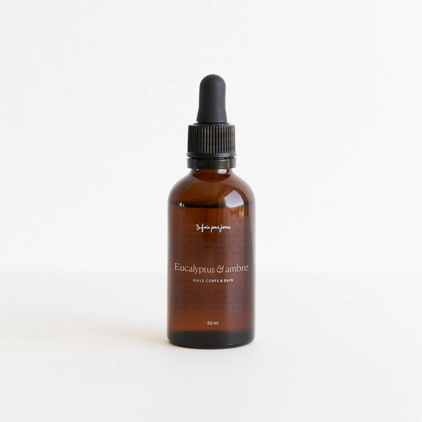 Trois fois par jour Huile Pour Le Corps & Bain Eucalyptus & Ambre Store