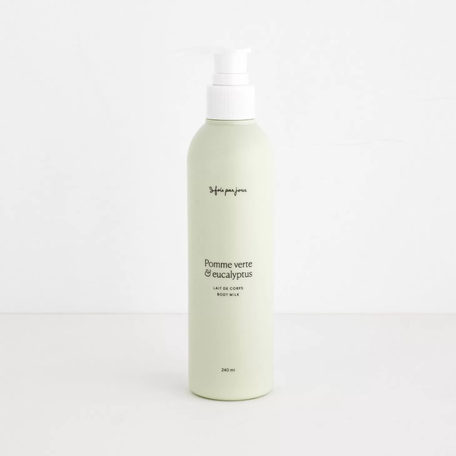 Trois fois par jour Lait De Corps — Pomme Verte & Eucalyptus Flash Sale