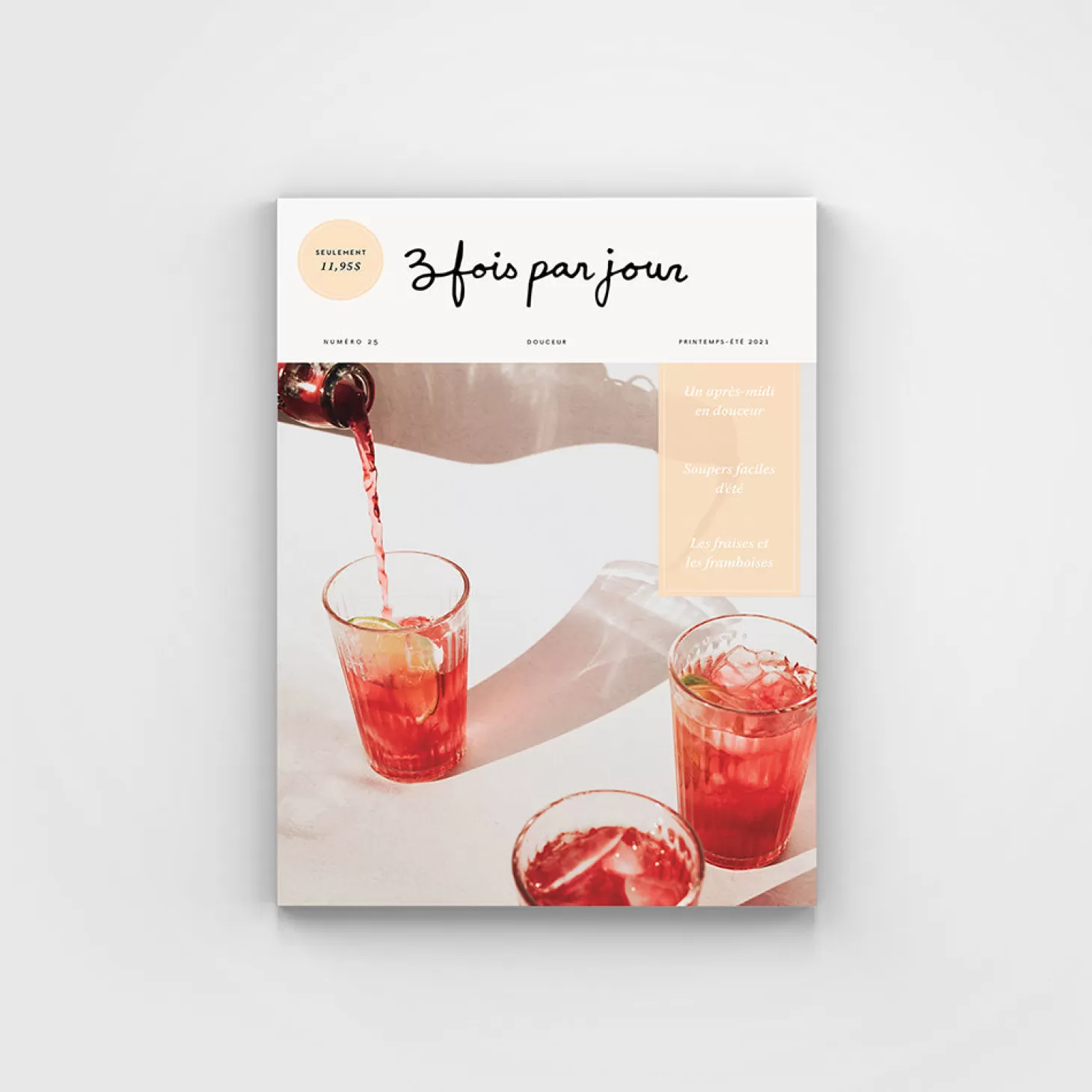 Trois fois par jour Magazine No 25 - Printemps 2021 Flash Sale