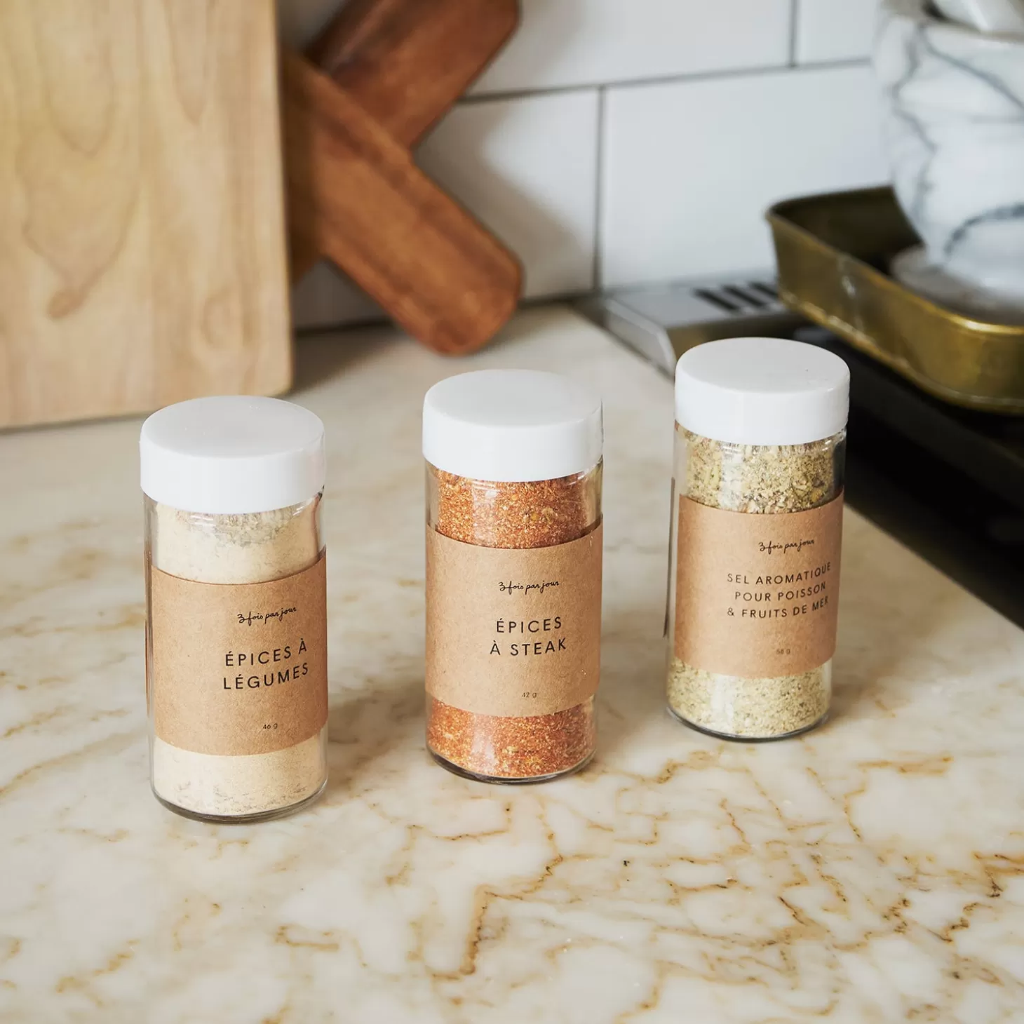 Trois fois par jour Melange D'Epices A Legumes Discount