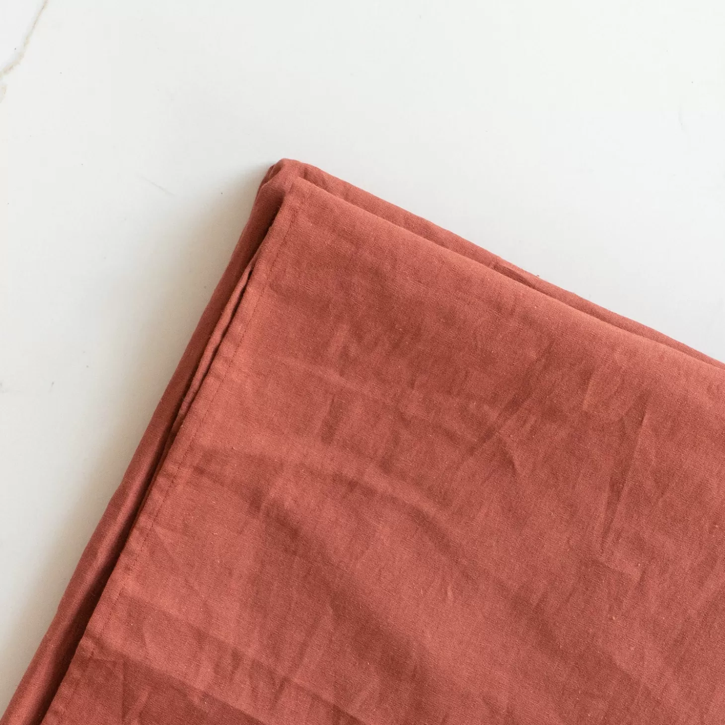 Trois fois par jour Nappe En Lin — Rouille Cheap
