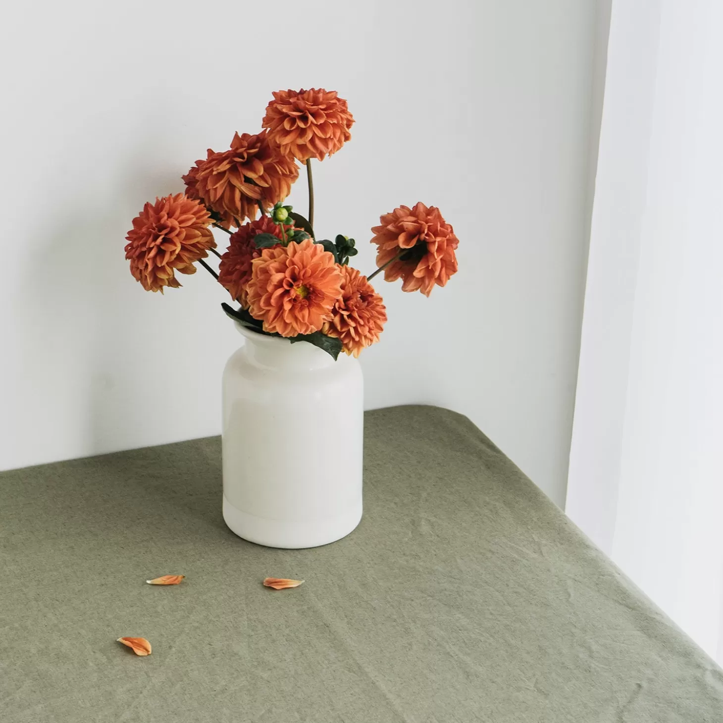 Trois fois par jour Nappe En Lin — Sauge Shop