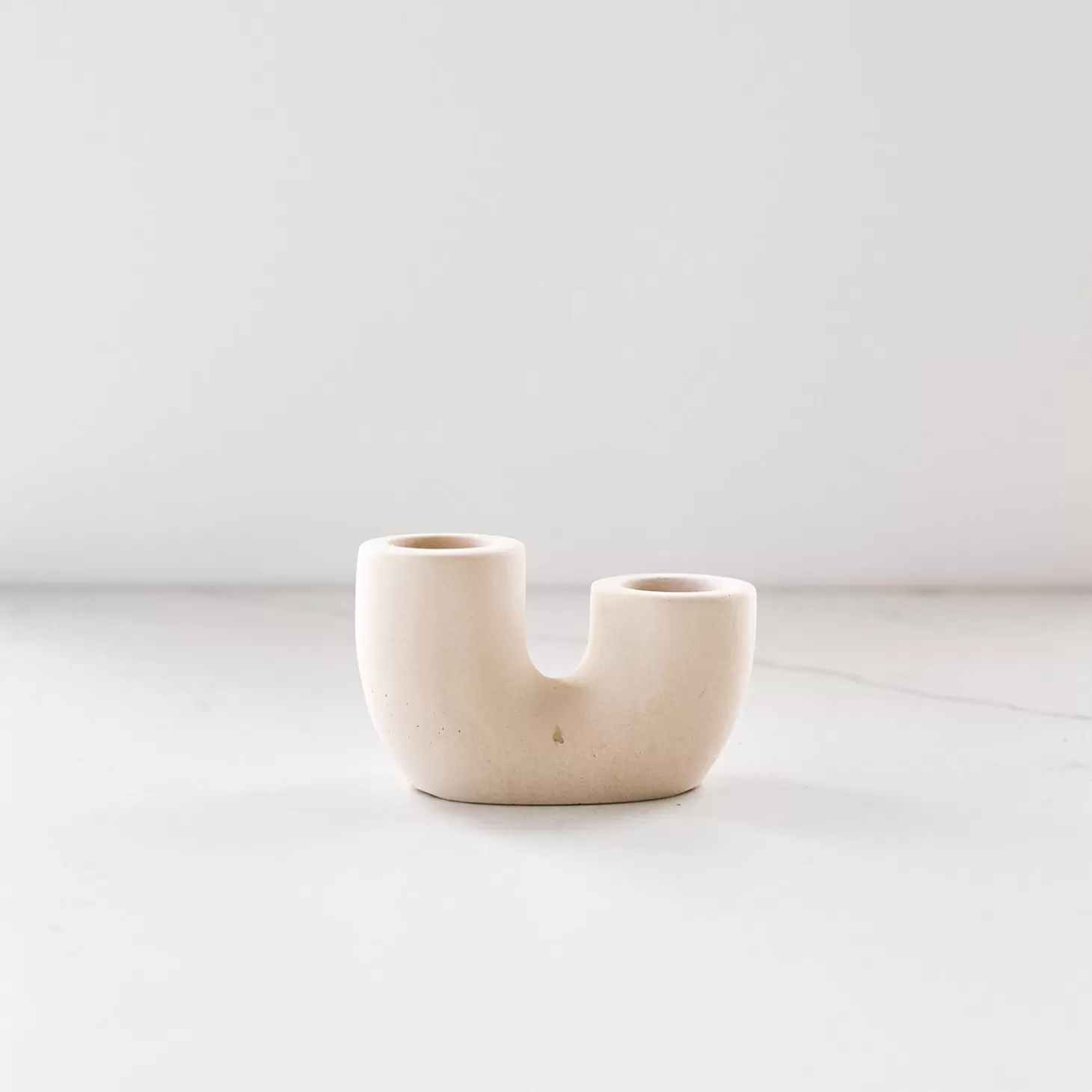 Trois fois par jour Porte-Chandelle En Céramique Petit Best