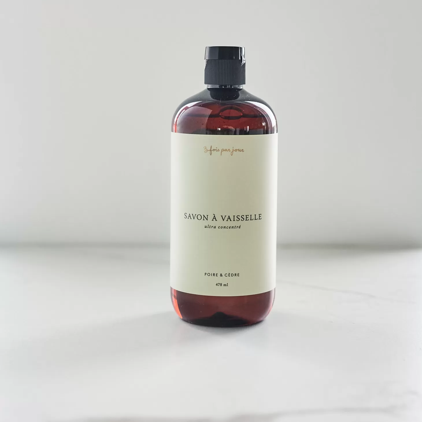 Trois fois par jour Savon A Vaisselle Cedre & Poire Clearance