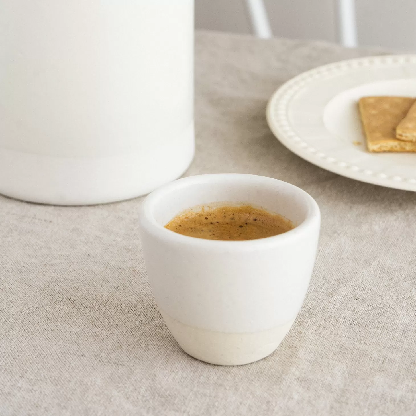 Trois fois par jour Tasse A Espresso (80 Ml) Clearance