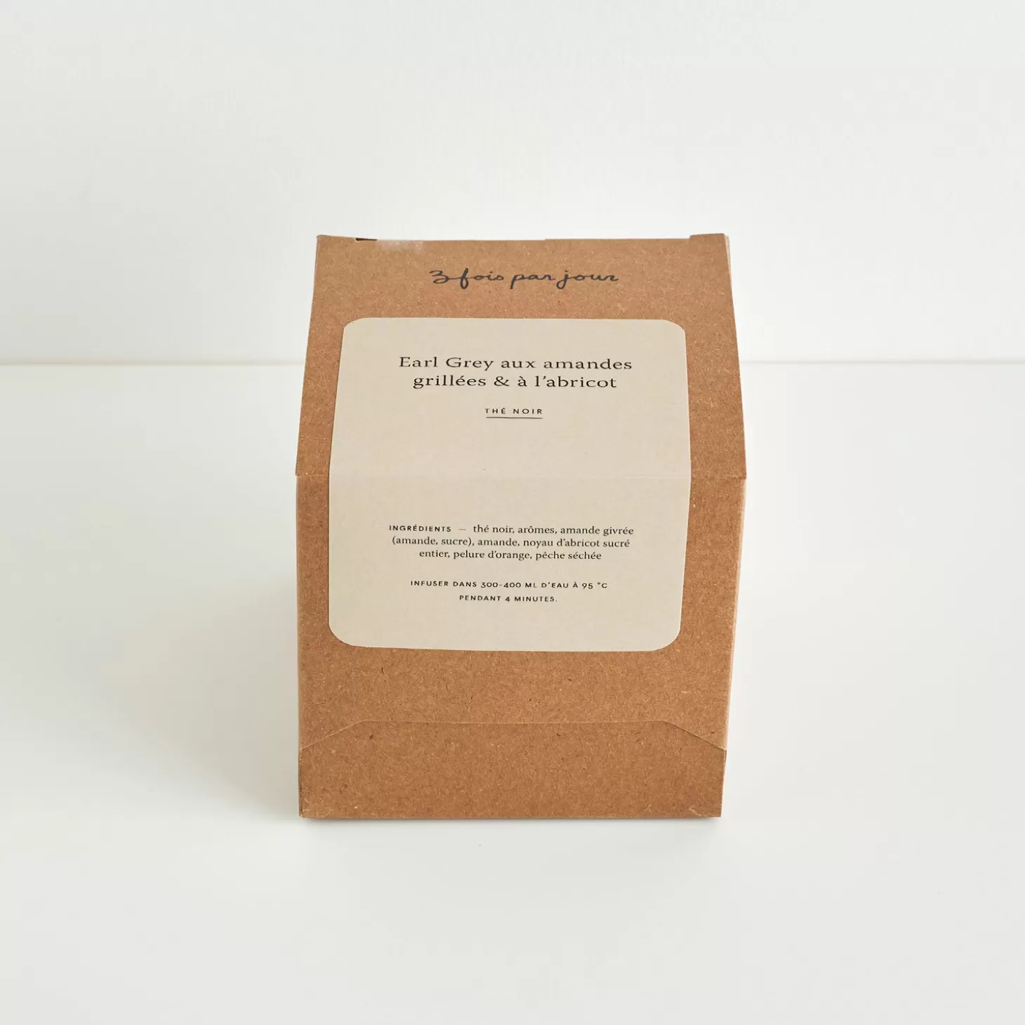 Trois fois par jour The En Sachets Earl Grey Aux Amandes Grillees & A L'Abricot Online