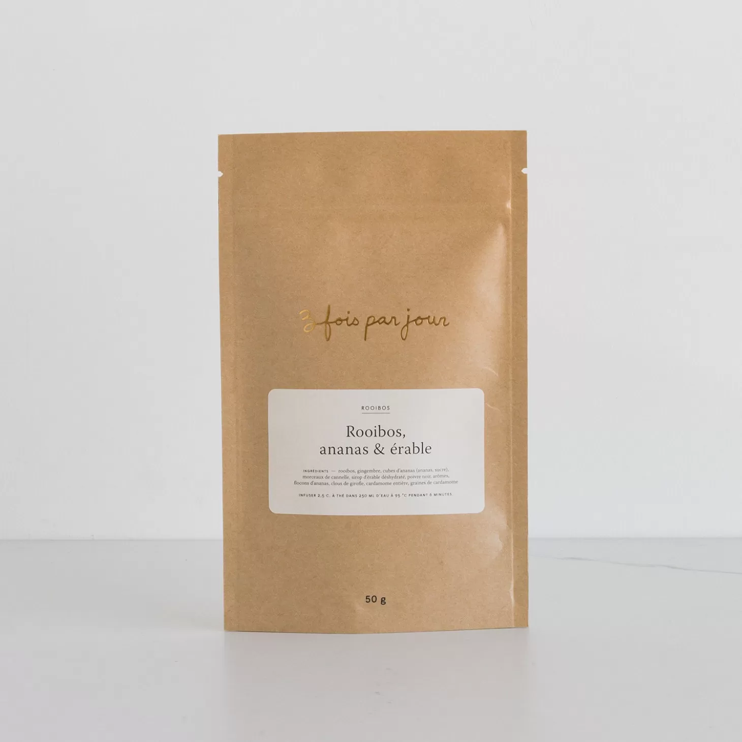 Trois fois par jour The Rooibos Ananas & Erable Sale