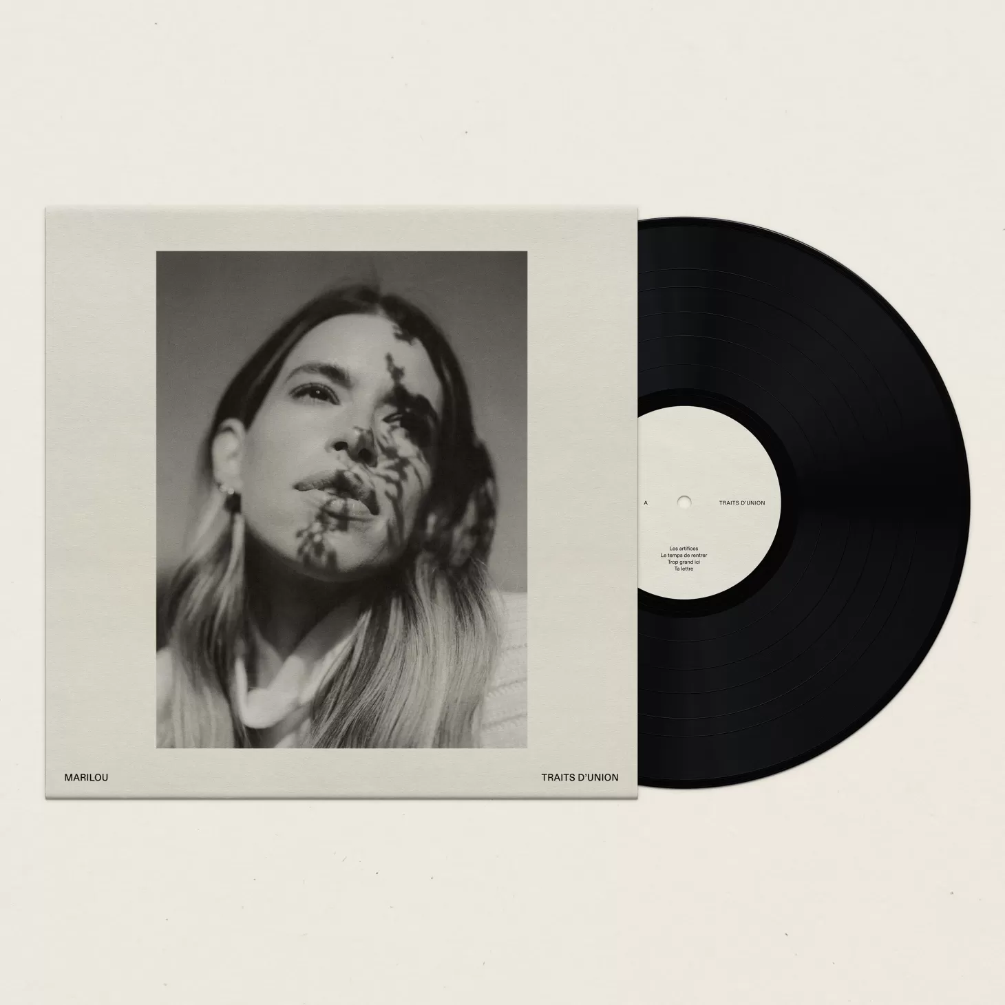 Trois fois par jour Traits D'Union (Vinyle) Cover Edition Limitee Best